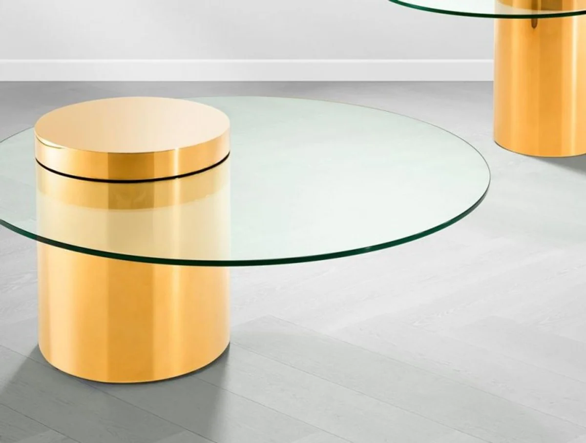 Casa Padrino art deco luxury coffee table gold - Limited Edition