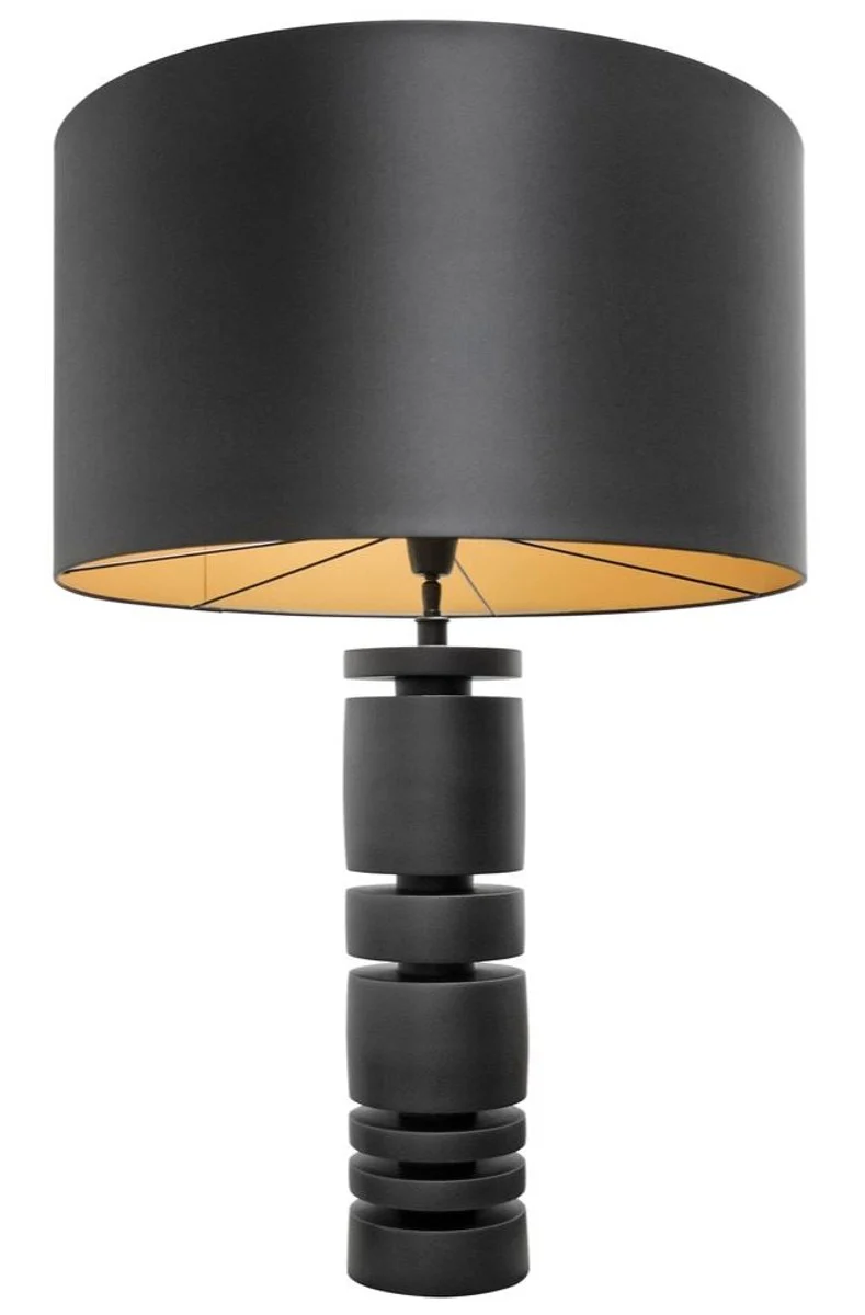 Casa Padrino l¨¢mpara de mesa de dise?o mate negro 60,5 x H. 90 cm - muebles del restaurante del hotel