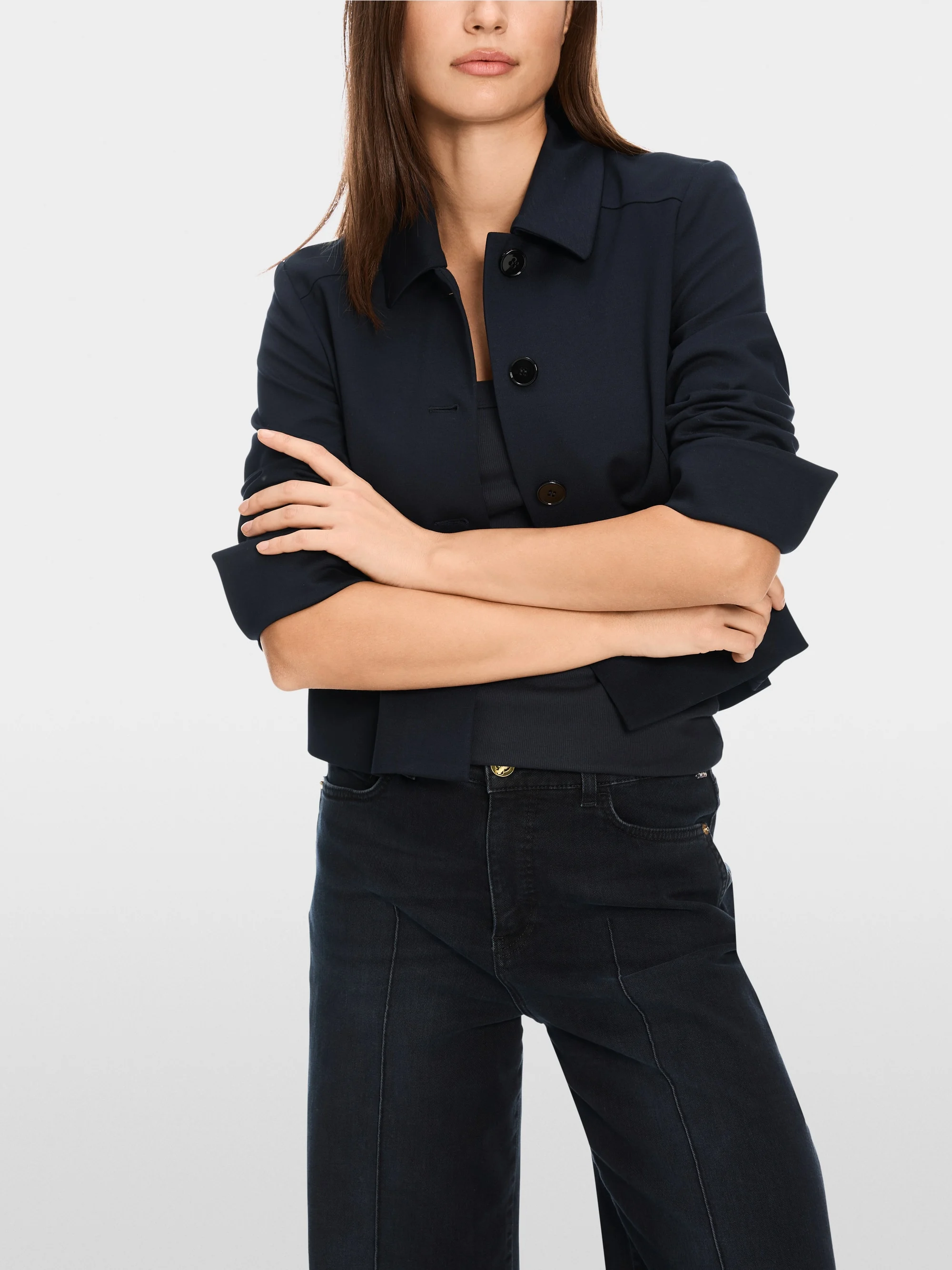 Marc-Cain Short jacket with Kent collar