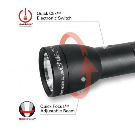 Maglite® Minimag Led 2 AA negra - Linterna de bolsillo