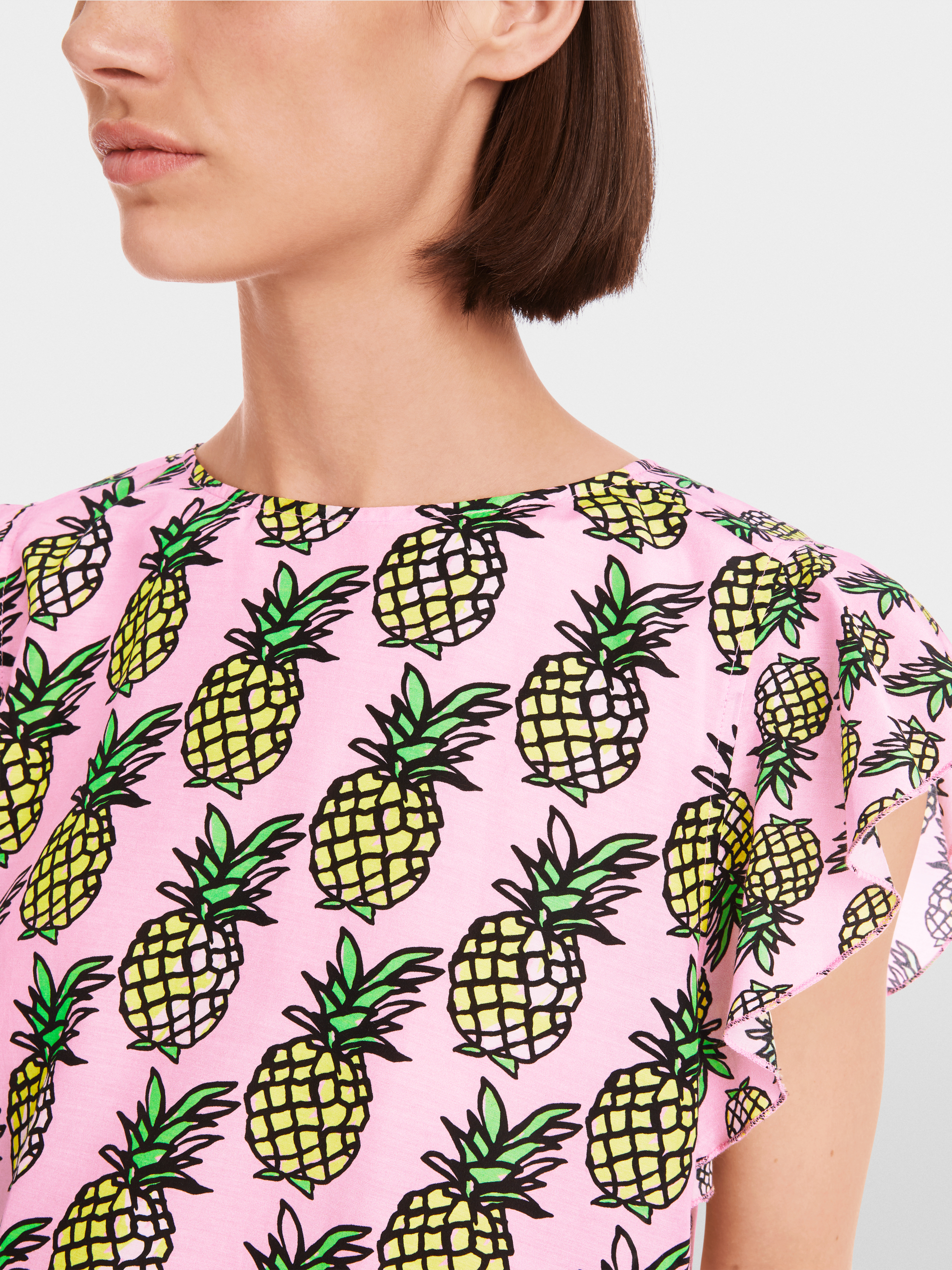 Marc-Cain Rethink Together printed blouse