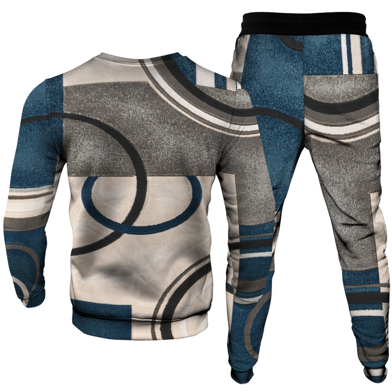 Men's Casual Personality Print Suit 001