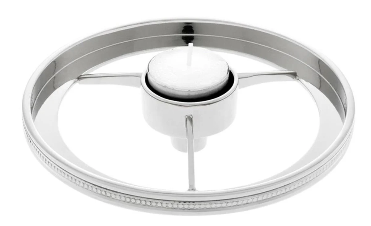 Casa Padrino pantalla de tealight de lujo de la plata ? 16 x H. 13,5 cm - Accesorios de Hotel y Restaurante