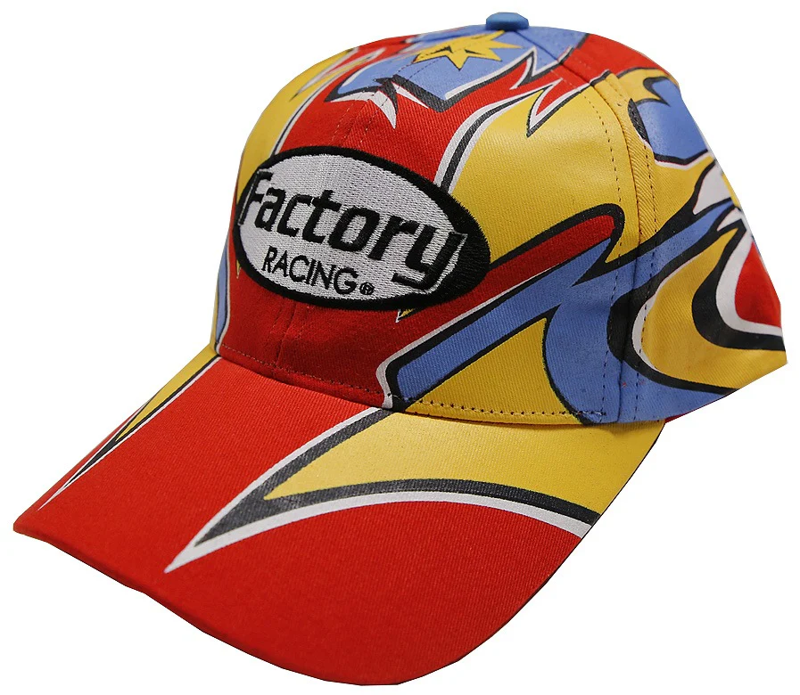 GORRA FACTORY RACING DAIJIRO KATO ROJO / AZUL / AMARILLO