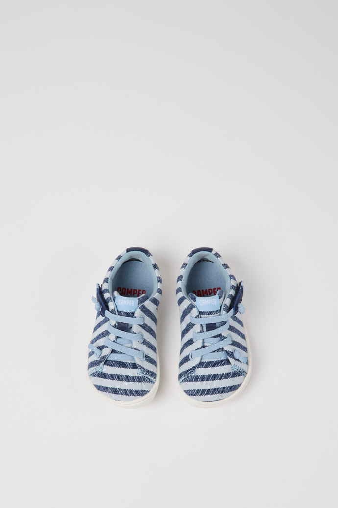 Peu Blue recycled cotton shoes for children