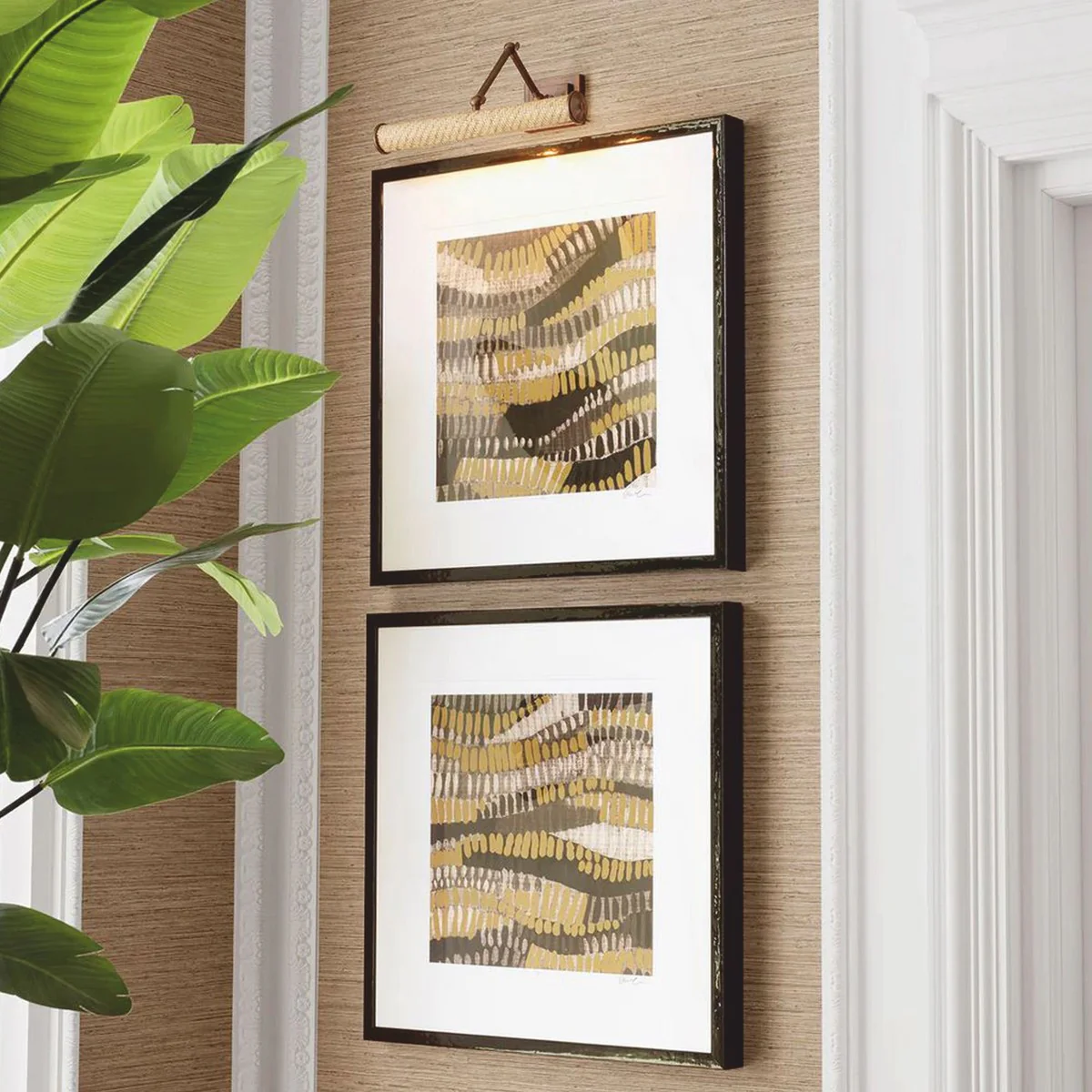 Casa Padrino l¨¢mpara de pared de lujo lat¨®n antiguo / natural 43 cm - Iluminaci¨®n de lujo