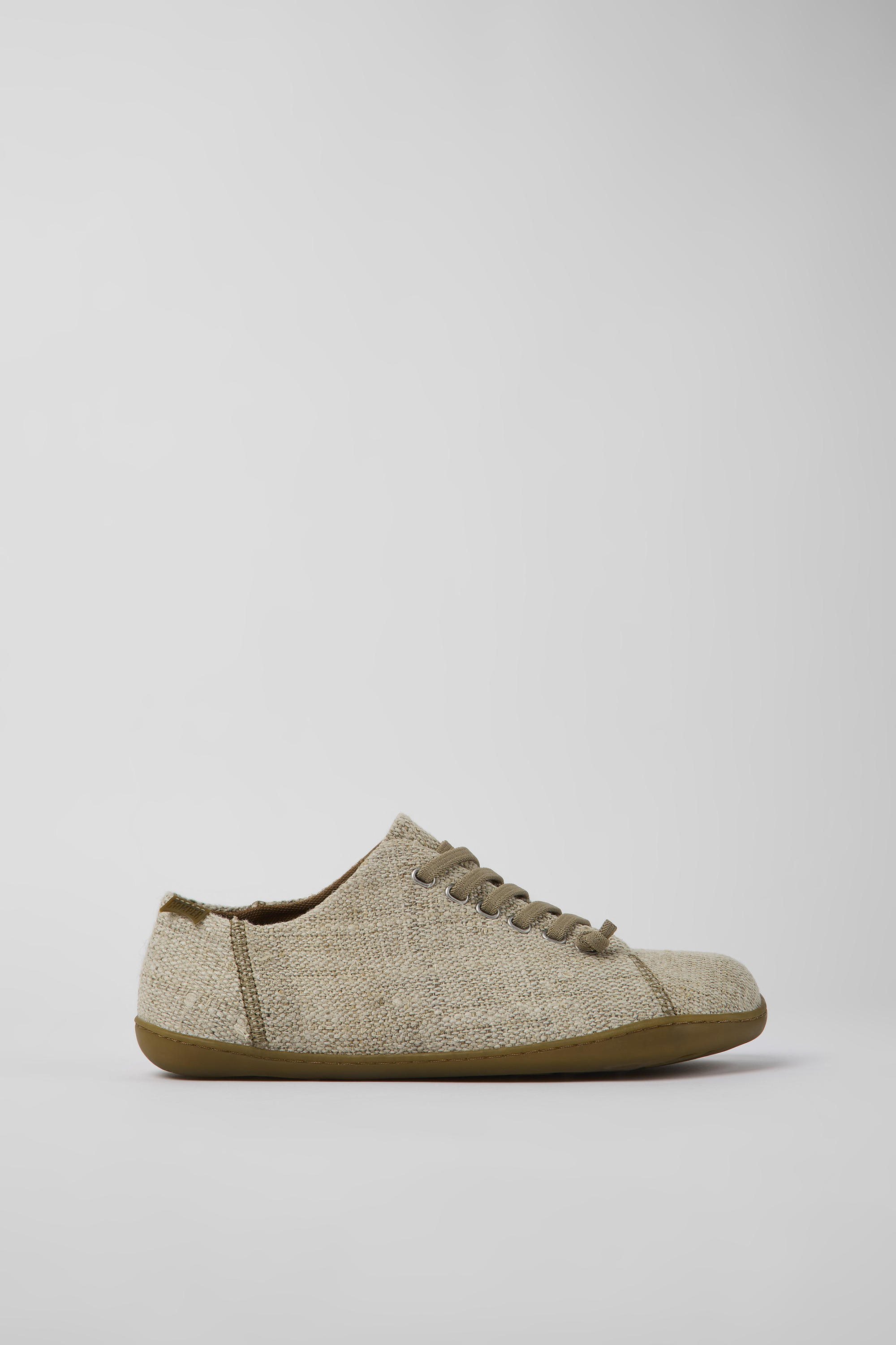 Peu - Beige textile shoes for men