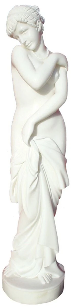 Casa Padrino Escultura de M¨¢rmol Art Nouveau de Lujo Mujer Blanco A. 180 cm