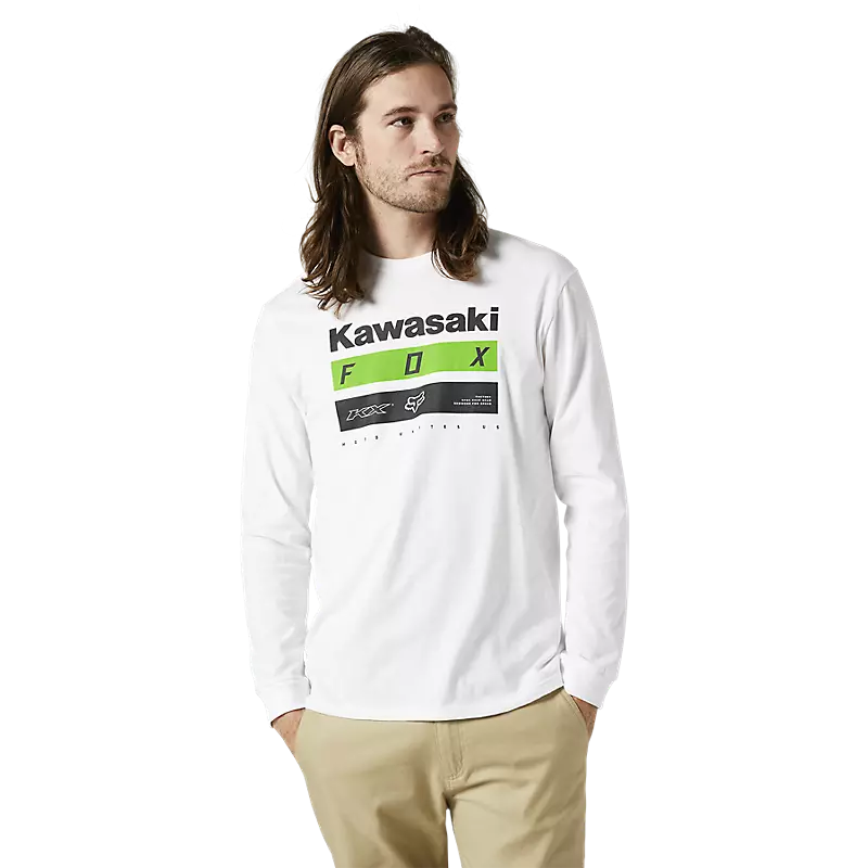 Kawasaki Stripes Long Sleeve Premium Tee