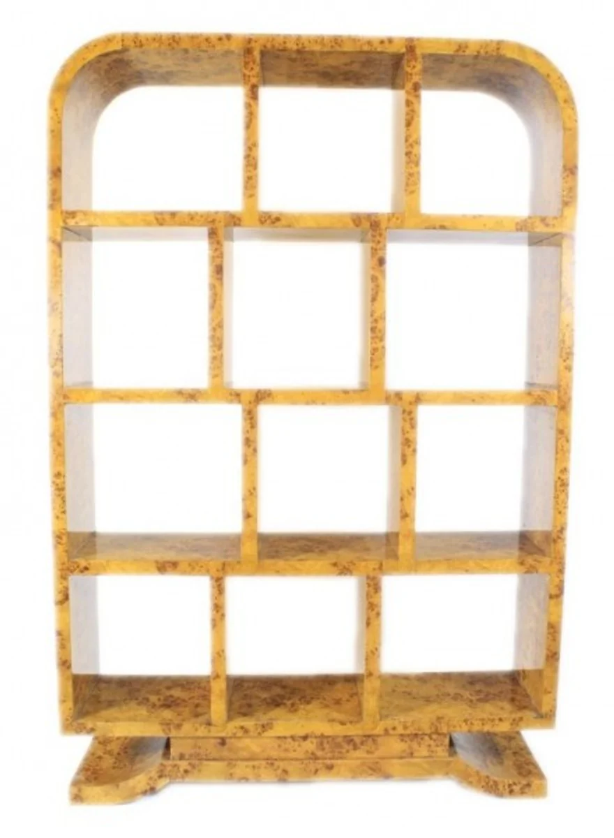 Casa Padrino Art Deco bookcase birdseye - Artdeco bookcase shelving furniture antique style