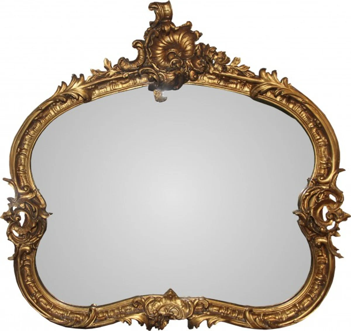 Casa Padrino Baroque wall mirrors from Italy Gold Oval H 81 cm, W 101 cm - Edel & Sumptuously