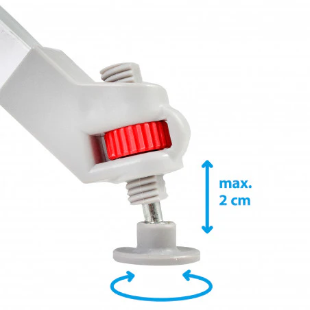 Brunner SILVER GAPLESS LEVEL 4 - Mesa plegable rectangular 110 X 71cm.