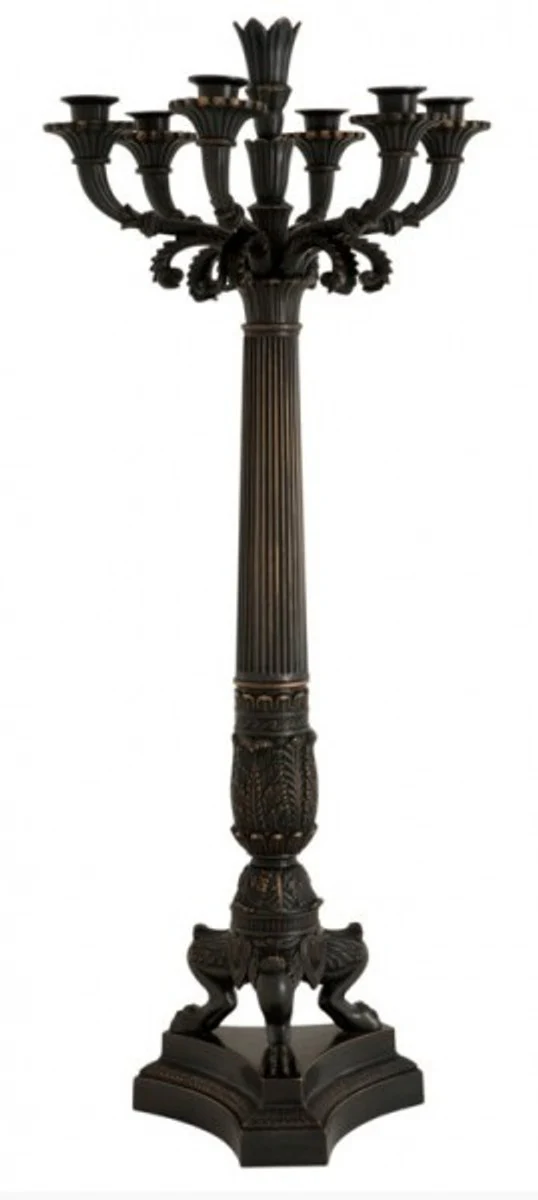 Casa Padrino Massive Luxury Candlesticks Antique style bronze 79 x 30 cm - Candlesticks