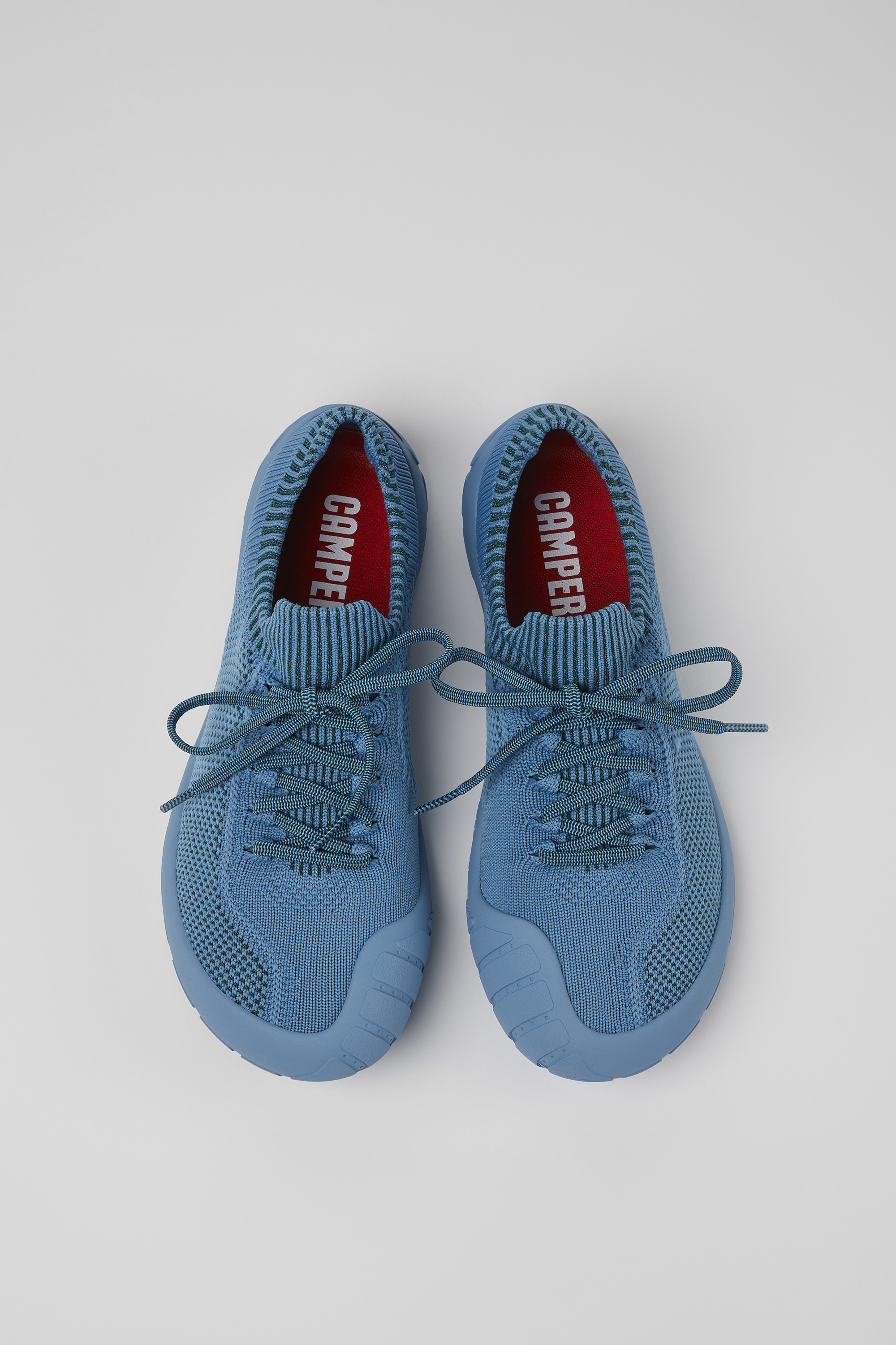 Path - Blue textile sneakers for women