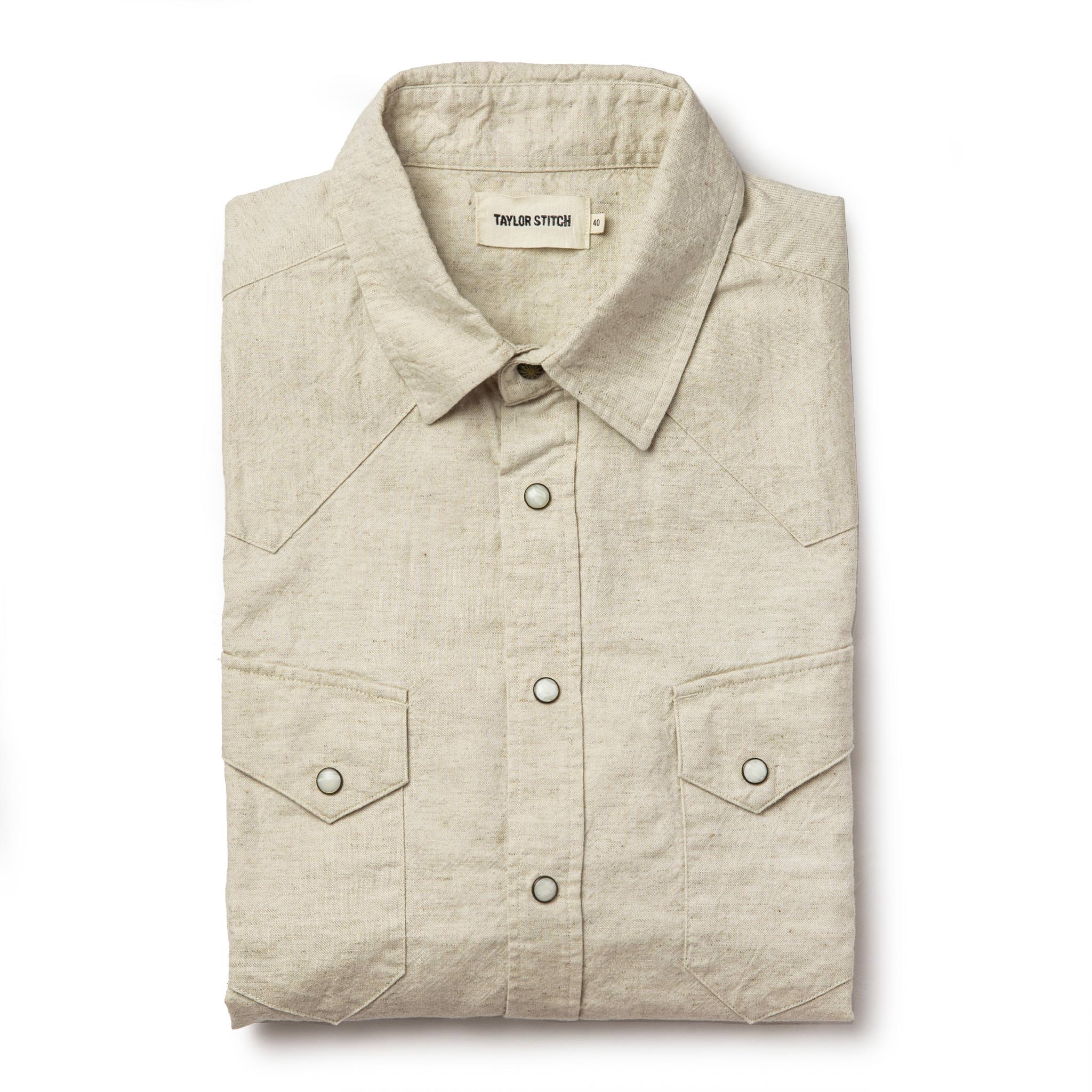 The Short Sleeve Western in Natural