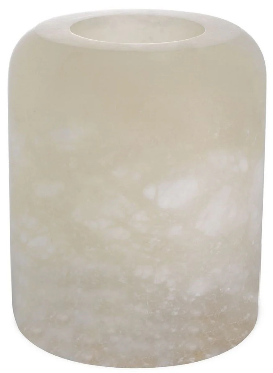 Casa Padrino titular de candelita de alabastro de lujo Ø 12 x A. 13 cm - Accesorios Deco - Calidad de Lujo