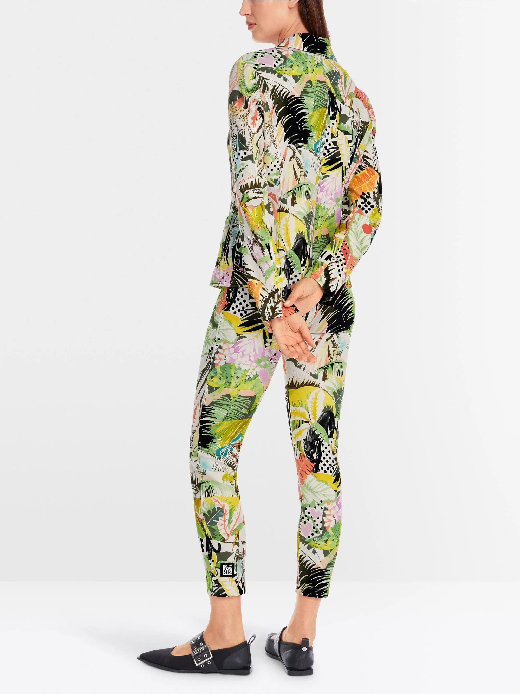 Marc-Cain Slim blazer in scuba jersey