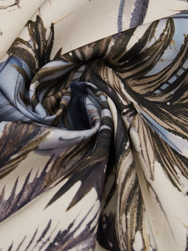 Mens Hawaiian Coconut Print Lapel Chest Pocket Short Sleeve Funky Aloha Shirt