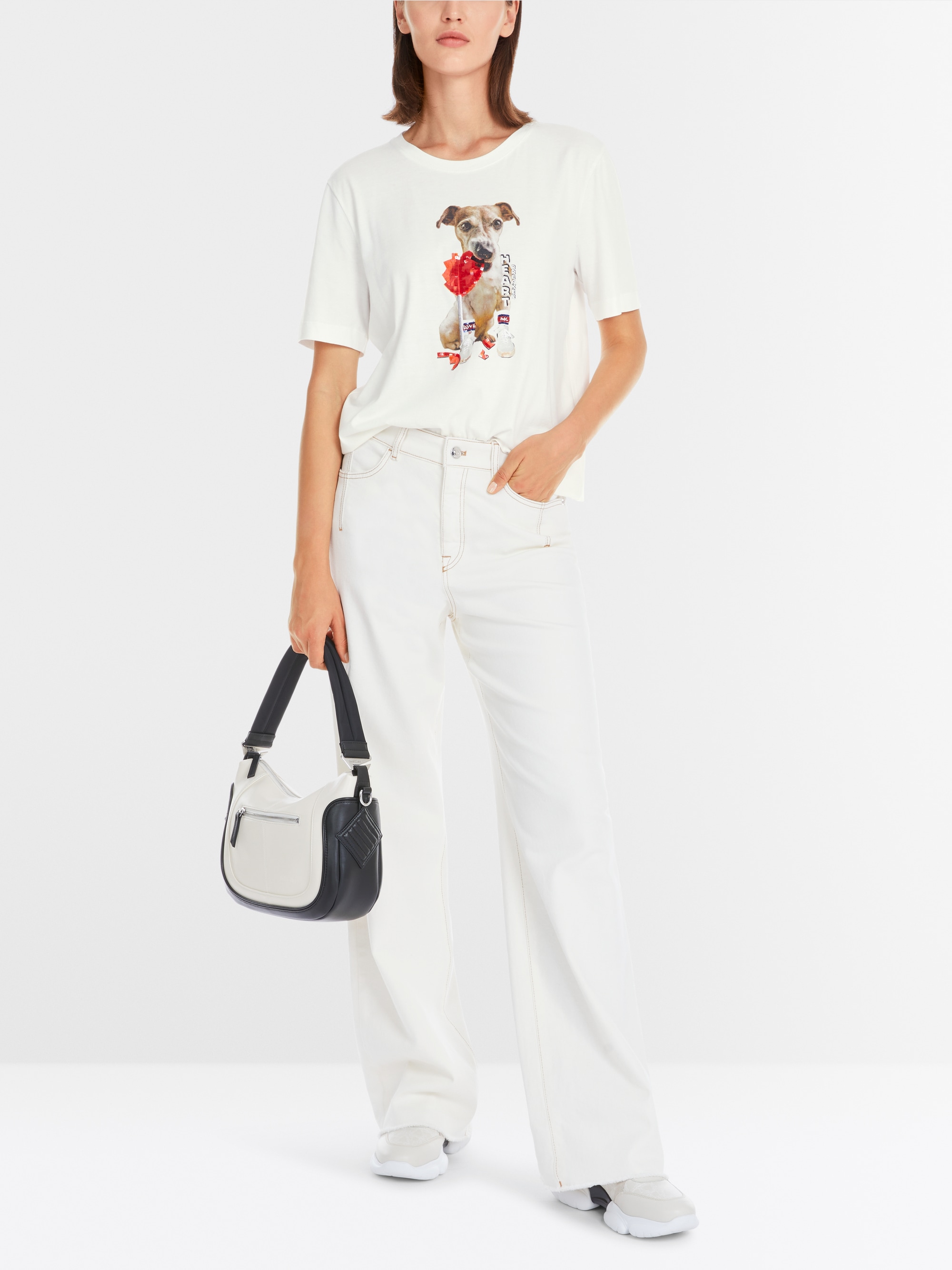 Marc-Cain T-shirt in pure cotton