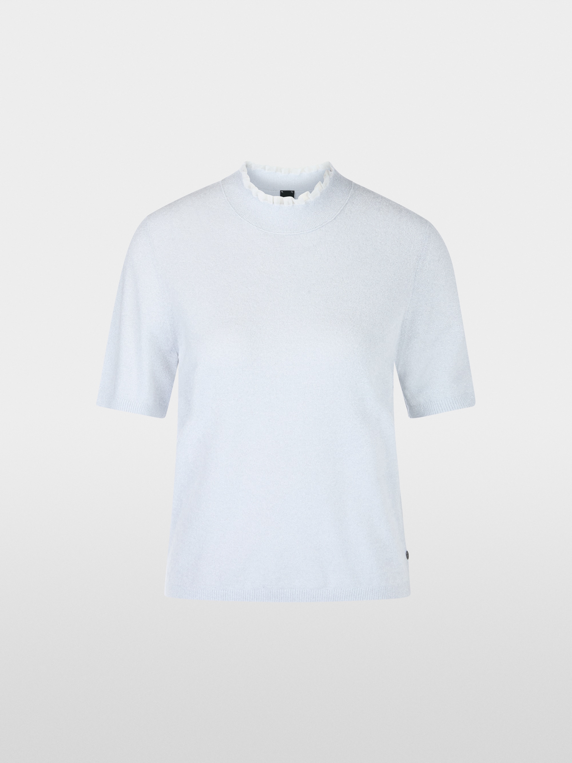 Marc-Cain Short-sleeve pullover in glitter elegance