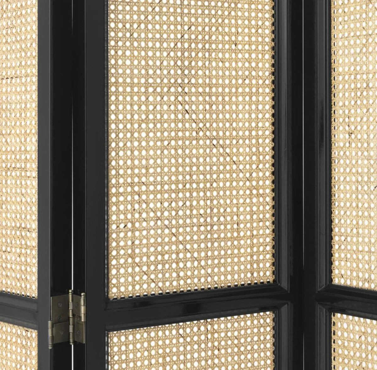 Casa Padrino divisor de la sala de lujo natural / negro 163 x H. 225 cm - Edici¨®n Limitada