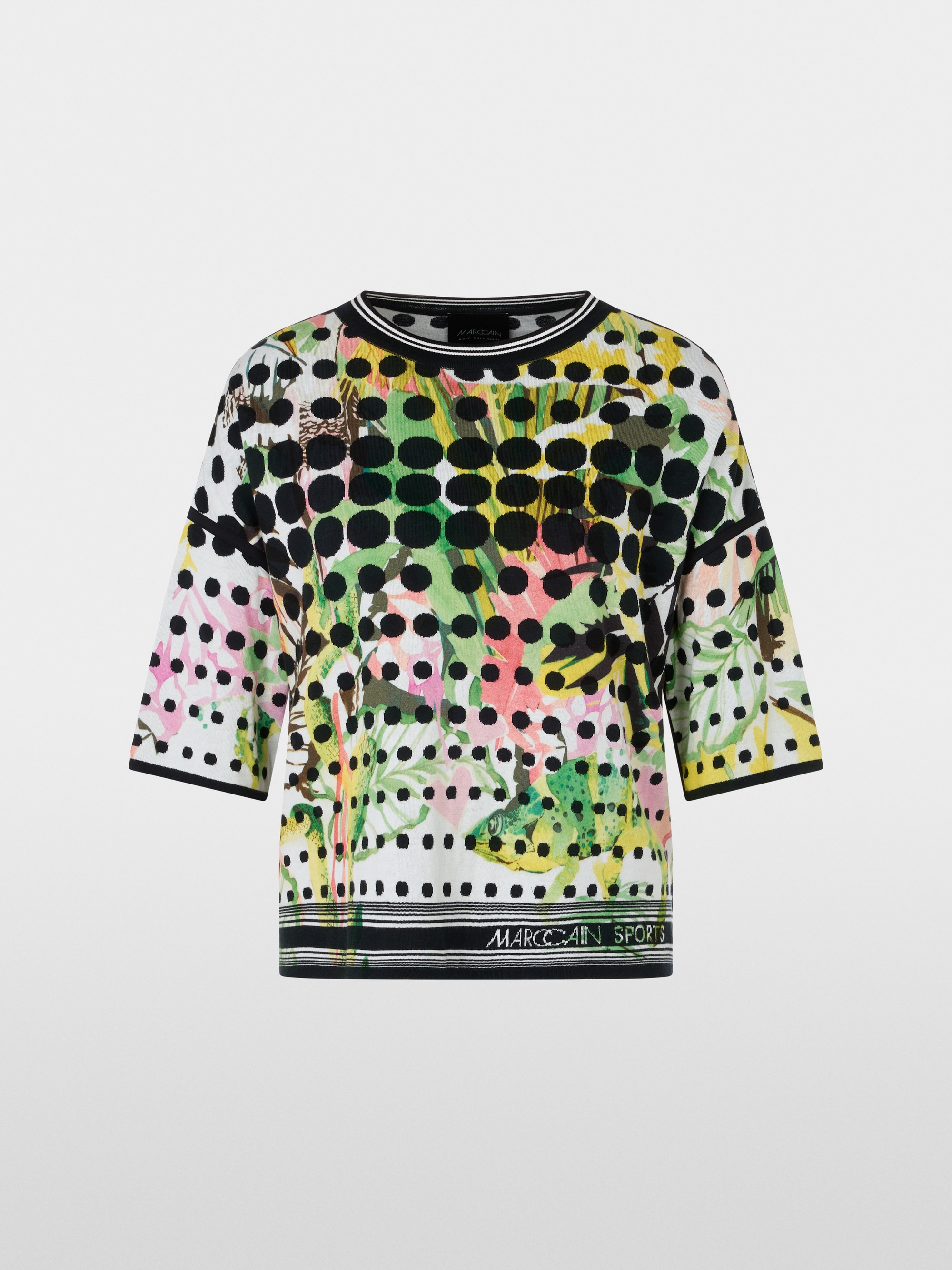 Marc-Cain Knitted in Germany short-sleeve sweater