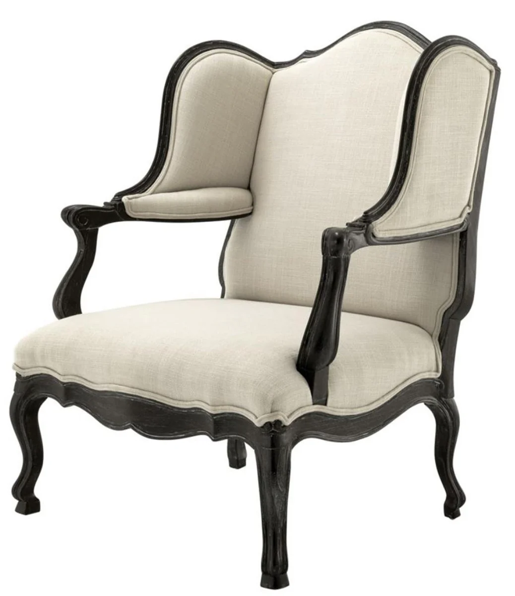 Casa Padrino sillón antiguo de lujo 89 x 87 x H. 113 cm - mobiliario club club