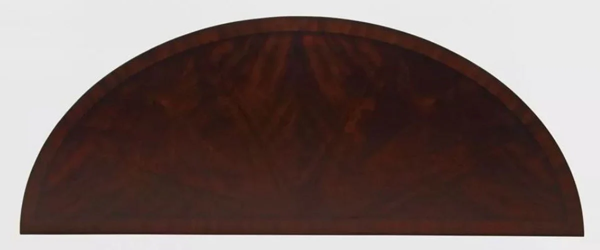 Casa Padrino consola barroco de lujo marr¨®n oscuro / oro 90 x 35 x A. 86 cm - Mesa consola hecha a mano de madera maciza - Muebles de sal¨®n de lujo en estilo barroco - Muebles barrocos