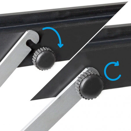 Brunner TITANIUM QUADRA 6 NG- Mesa plegable rectangular 146 X 70 cm.