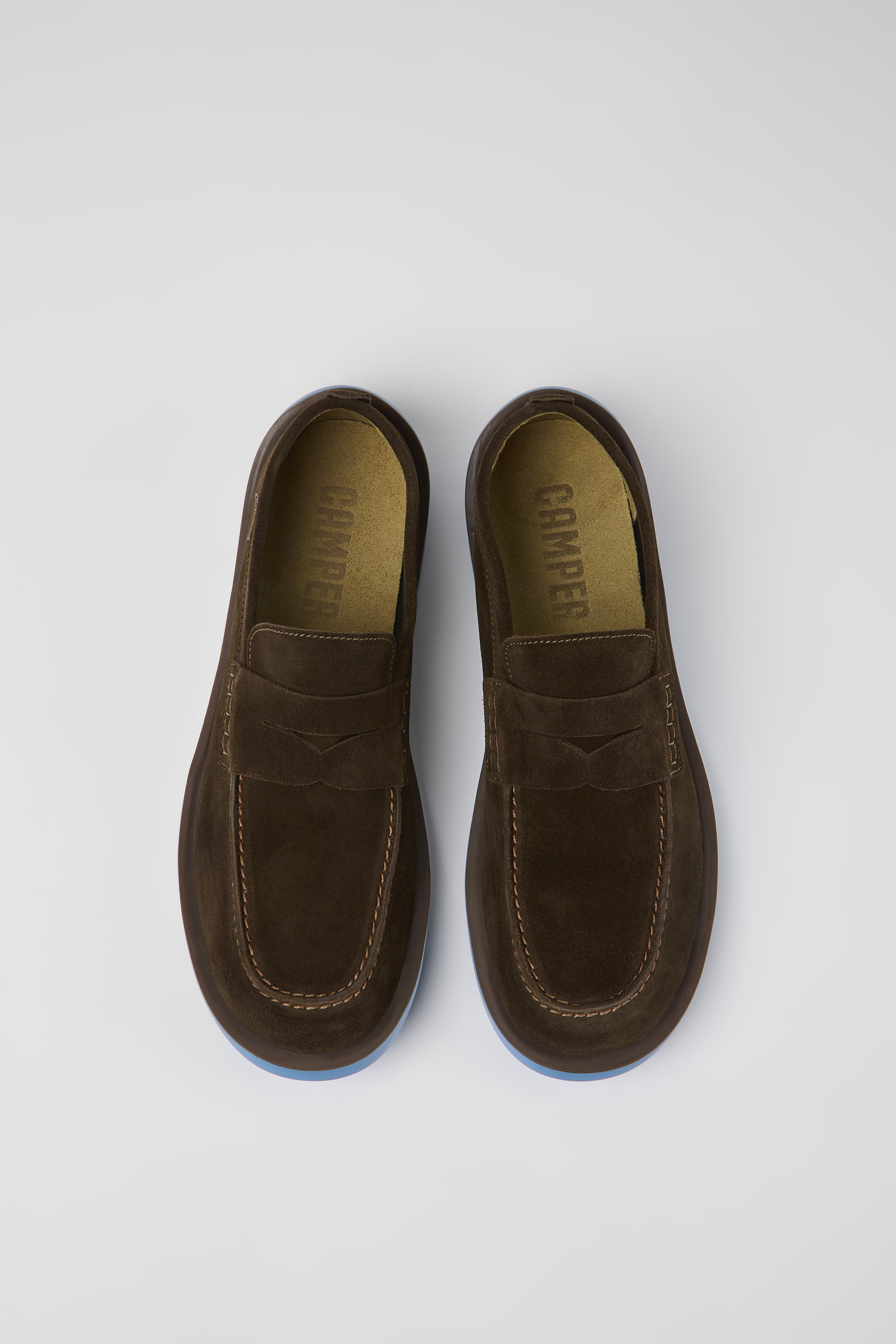 Wagon - Brown nubuck shoes for men