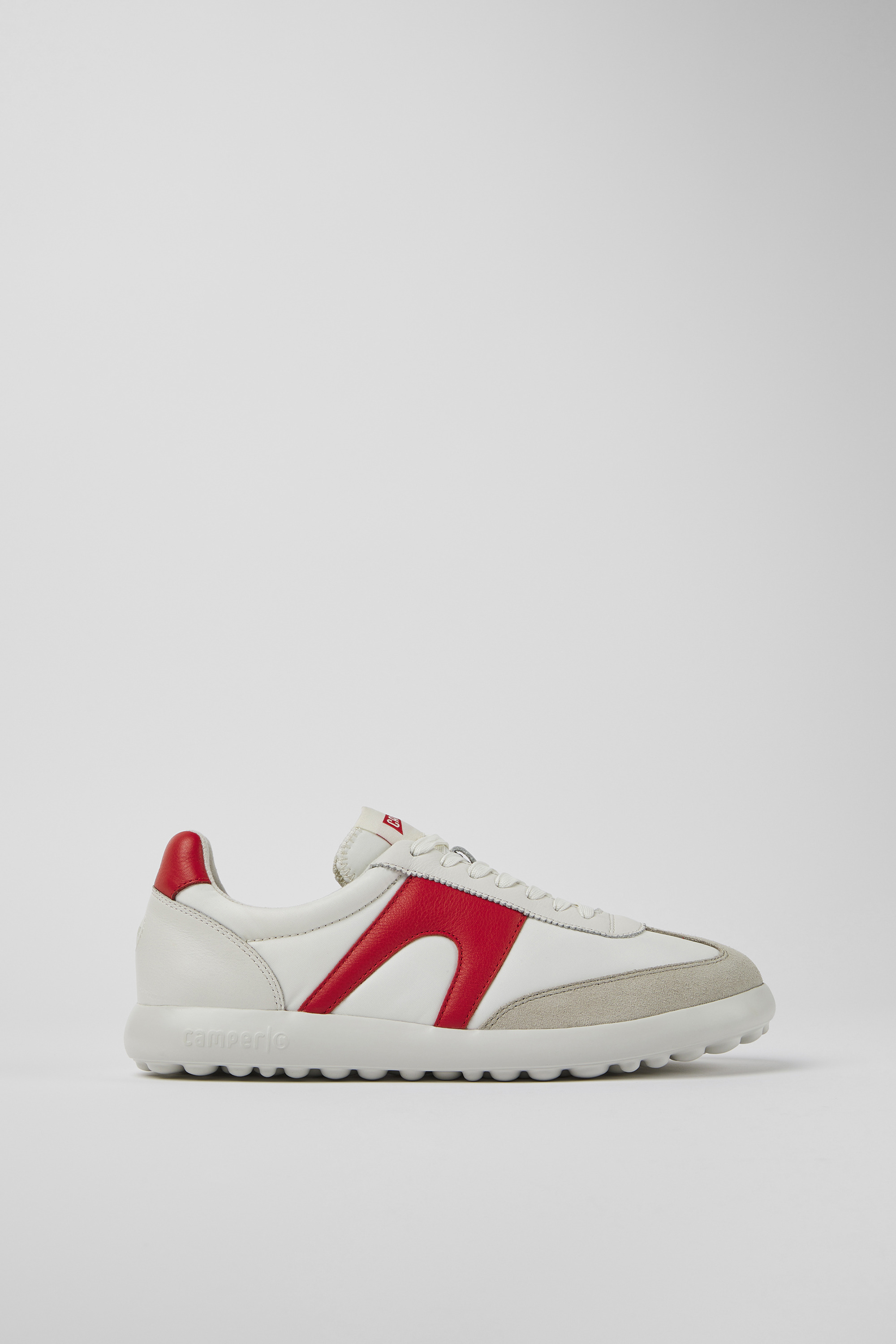 Pelotas XLite - White and red textile and leather sneakers for men