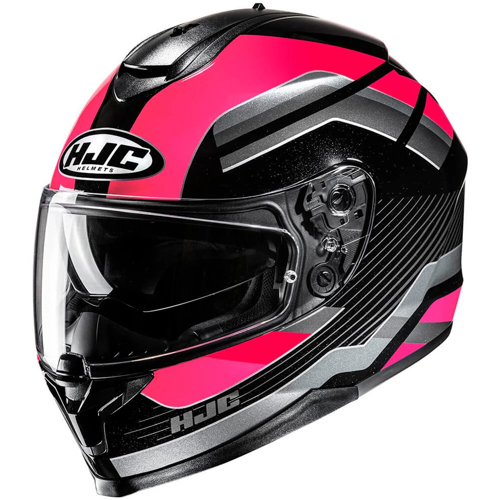CASCO HJC C70N BELIS - NEGRO / ROSA