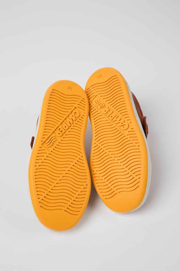 Runner Brown leather sneakers for boys