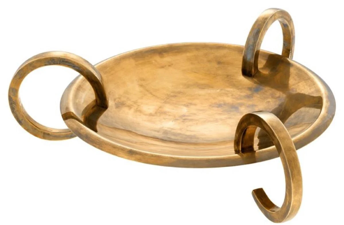 Casa Padrino plato / plato de servir de lujo lat¨®n vintage ? 56 x H. 14,5 cm - Accesorios para Hoteles y Restaurantes