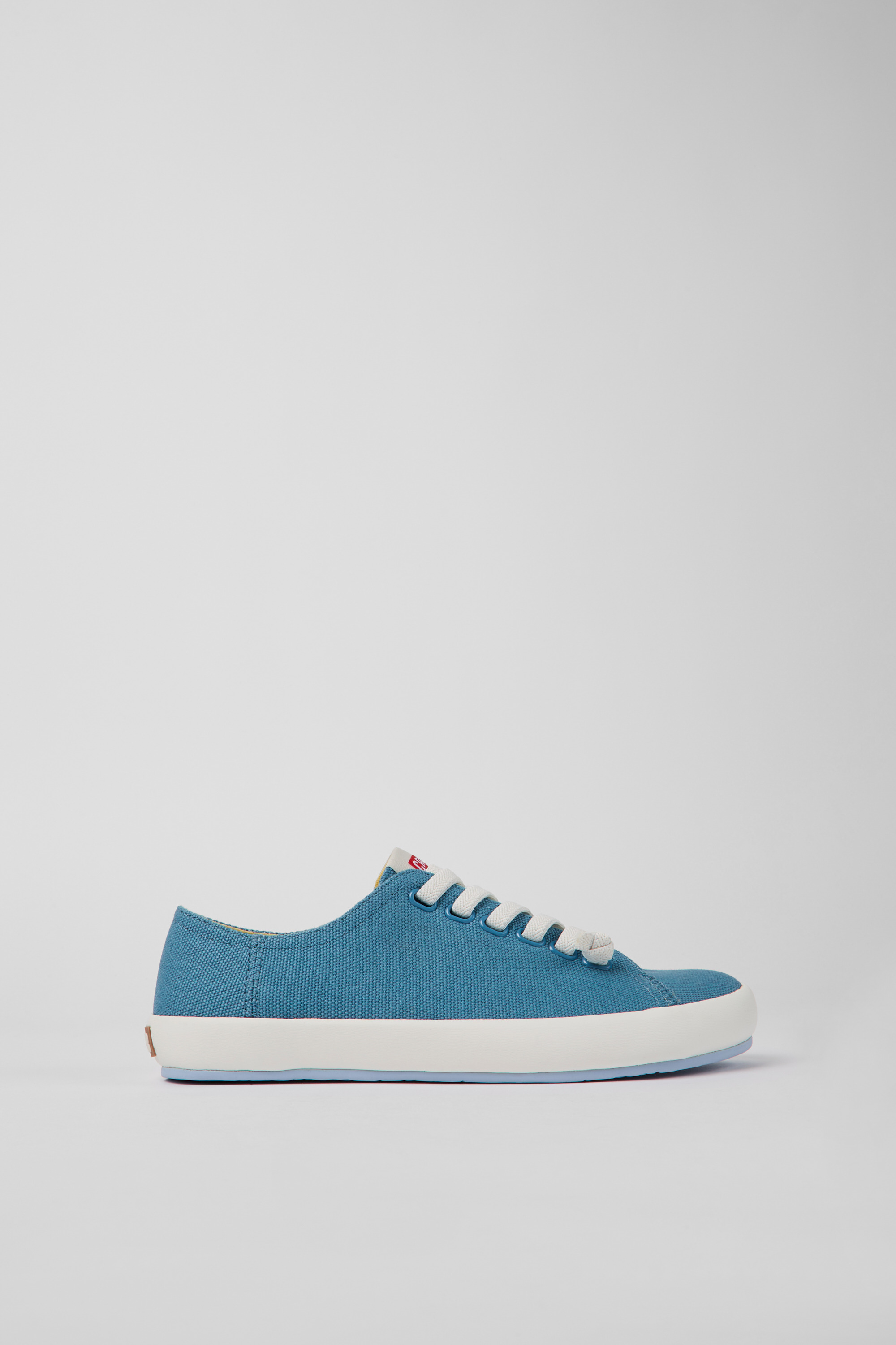 Peu Rambla - Blue textile sneakers for women