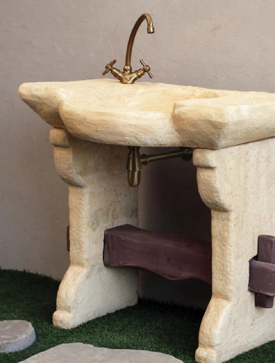 Casa Padrino fregadero de jard¨ªn Art Nouveau arena / marr¨®n A. 84 cm