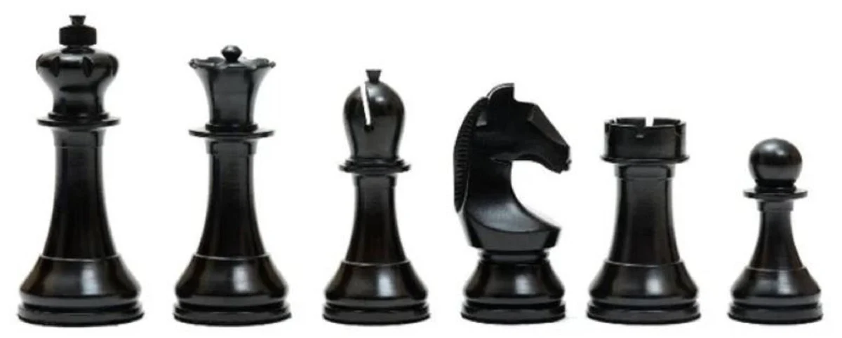 Casa Padrino conjunto de ajedrez de lujo 50 x 50 cm - Tablero de ajedrez de madera con piezas de ajedrez