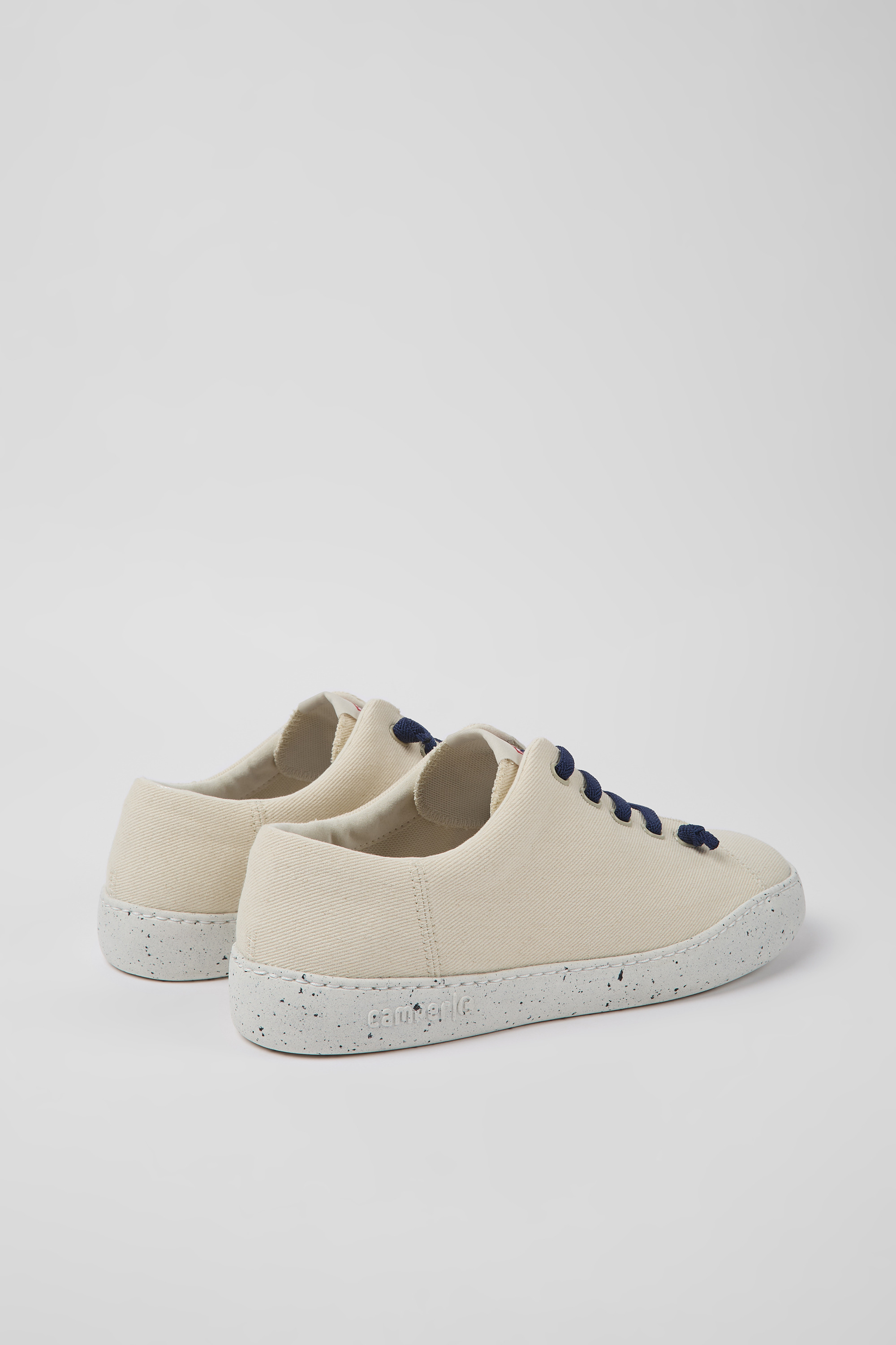 Peu Touring - Beige textile sneakers for men