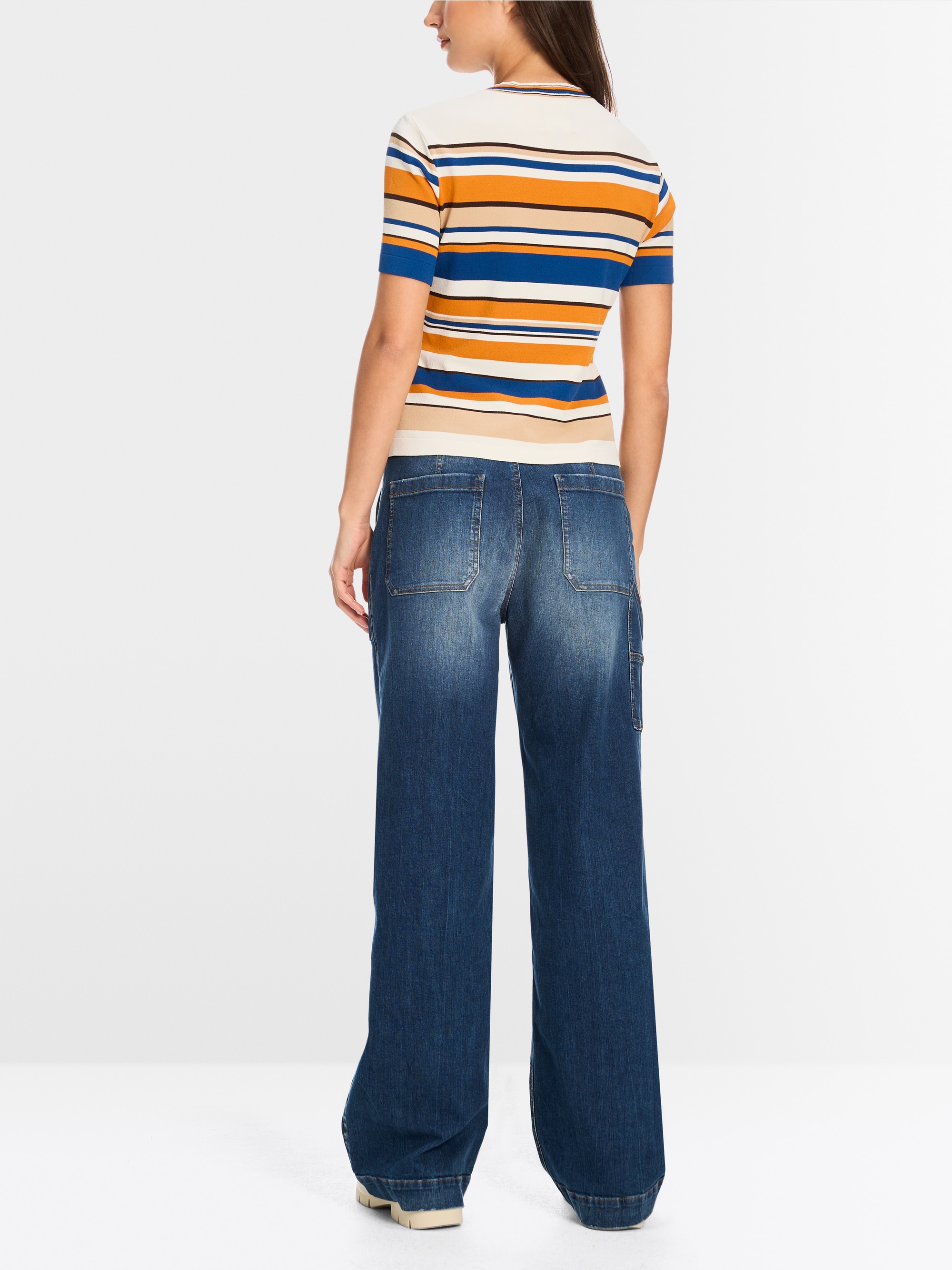 Marc-Cain Rethink Together striped sweater