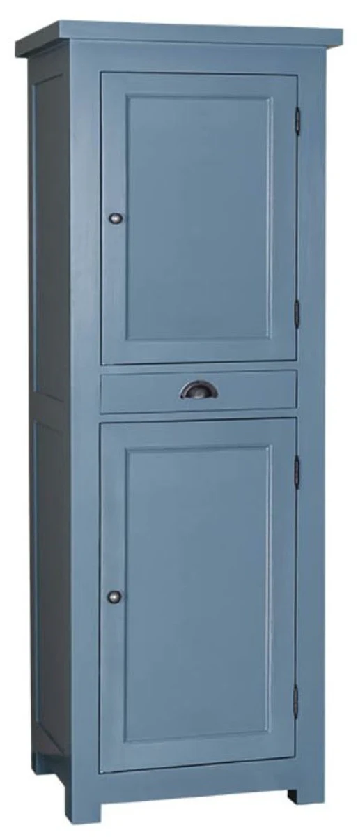 Casa Padrino mueble de cocina estilo country con 2 puertas y caj¨®n azul 67 x 50 x H. 180 cm - Mobiliario de Cocina