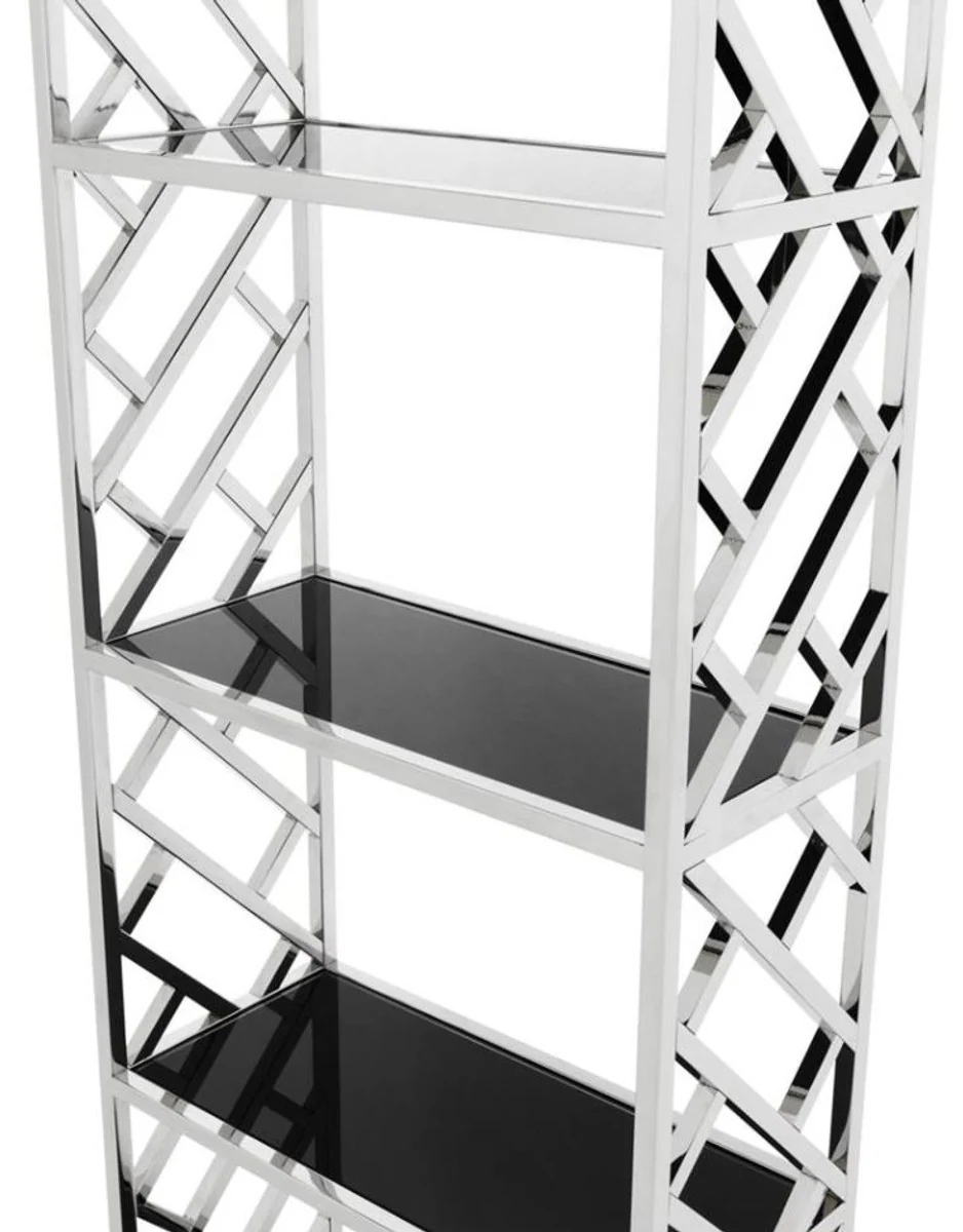 Casa Padrino plataforma dise?ador del gabinete de plata 65 x 32 x H. 230 cm - calidad de lujo