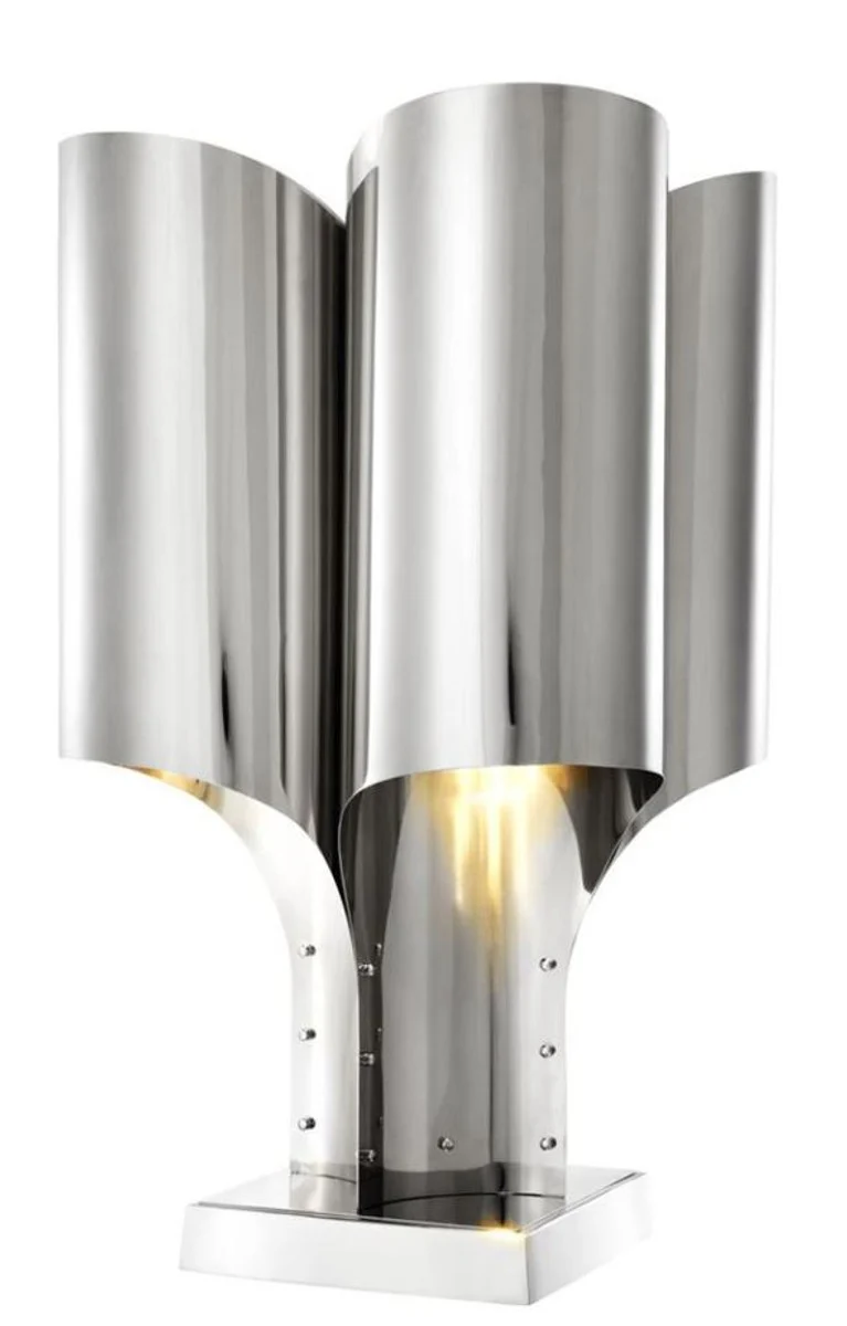 Casa Padrino l¨¢mpara de mesa de plata 46 x 46 x 82,5 cm H. - L¨¢mpara de mesa de lujo