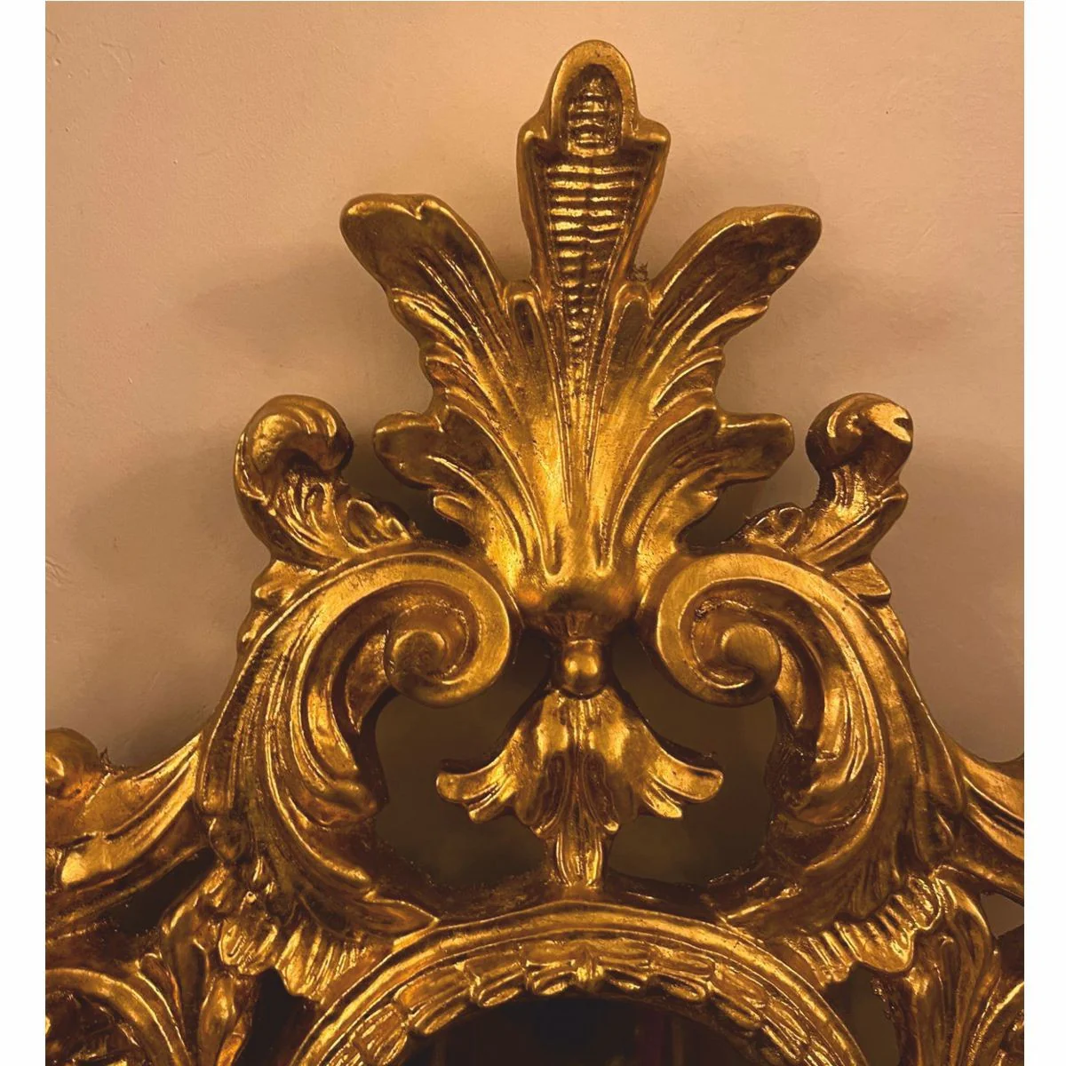Casa Padrino espejo barroco oro A. 64 cm - Espejo de pared de estilo barroco