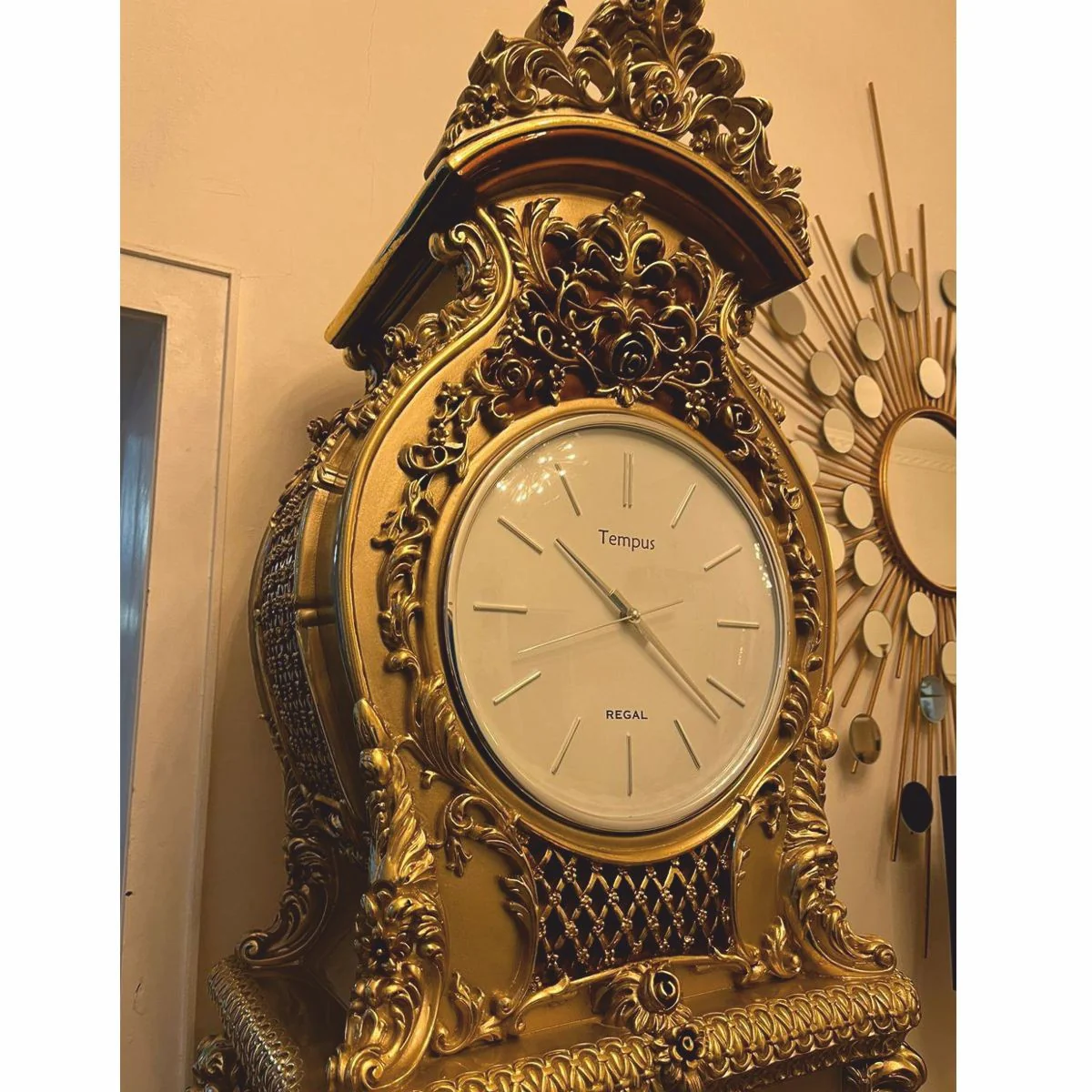 Casa Padrino reloj de abuelo barroco de lujo oro / marr¨®n A. 228 cm - Muebles de estilo barroco
