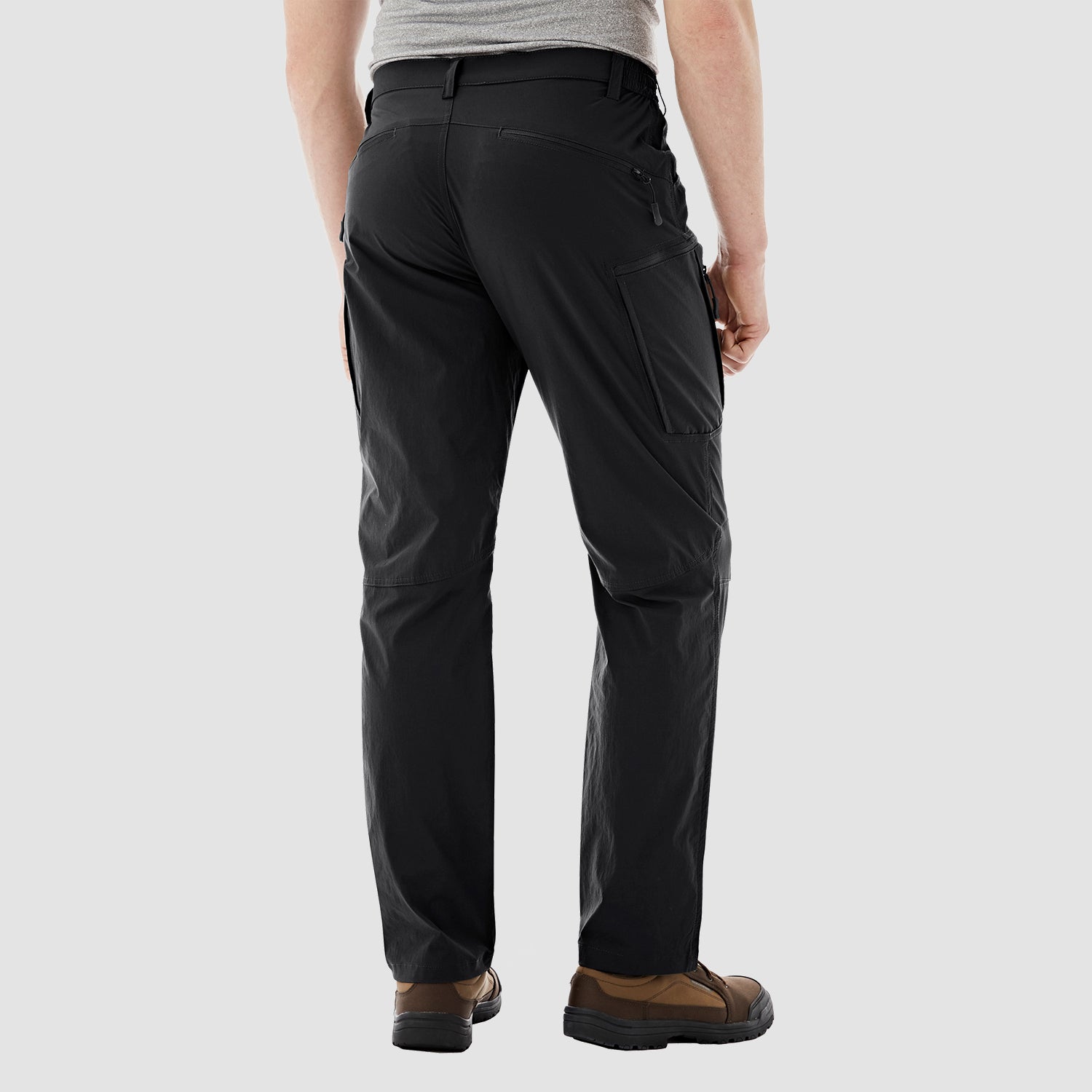 Men's Hiking Pants Water Repellent Cargo Pants with 8 Pockets Ripstop Lightweight Workout Pants