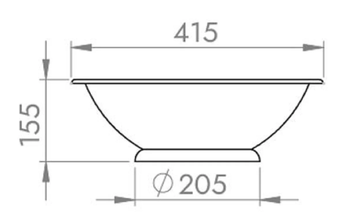 Casa Padrino lavabo Art Nouveau de lujo oro rosa Ø 41,5 x A. 15,5 cm - Lavabo redondo retro de latón - Accesorios de baño - Accesorios de baño Art Nouveau de lujo