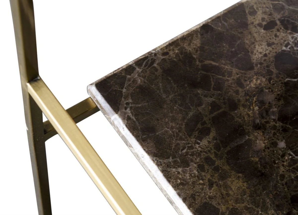 Casa Padrino mesa auxiliar de dise?o de lujo oro 45 x 45 x H. 80.5 cm - Muebles de Dise?o