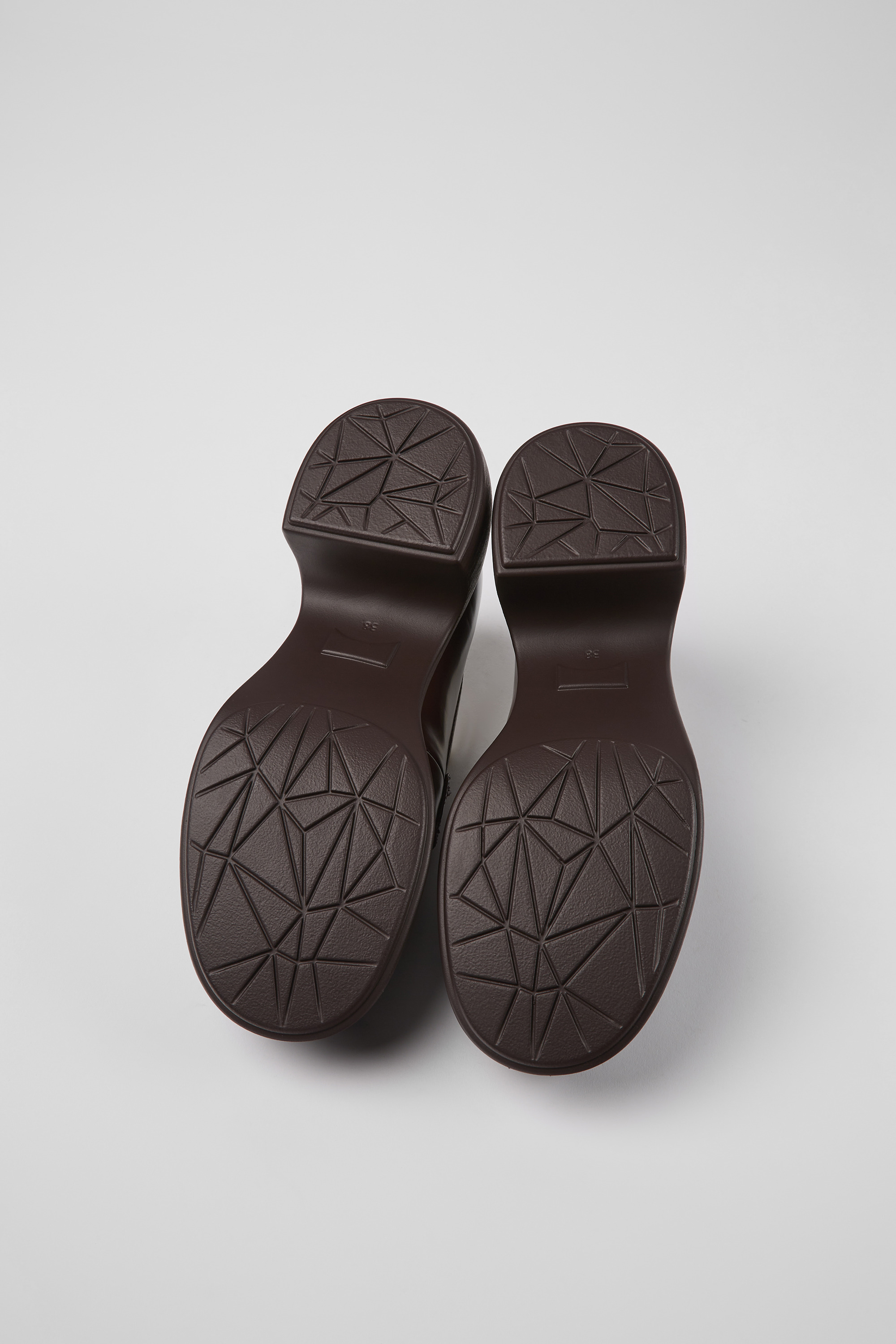 Thelma - Burgundy leather shoes for women