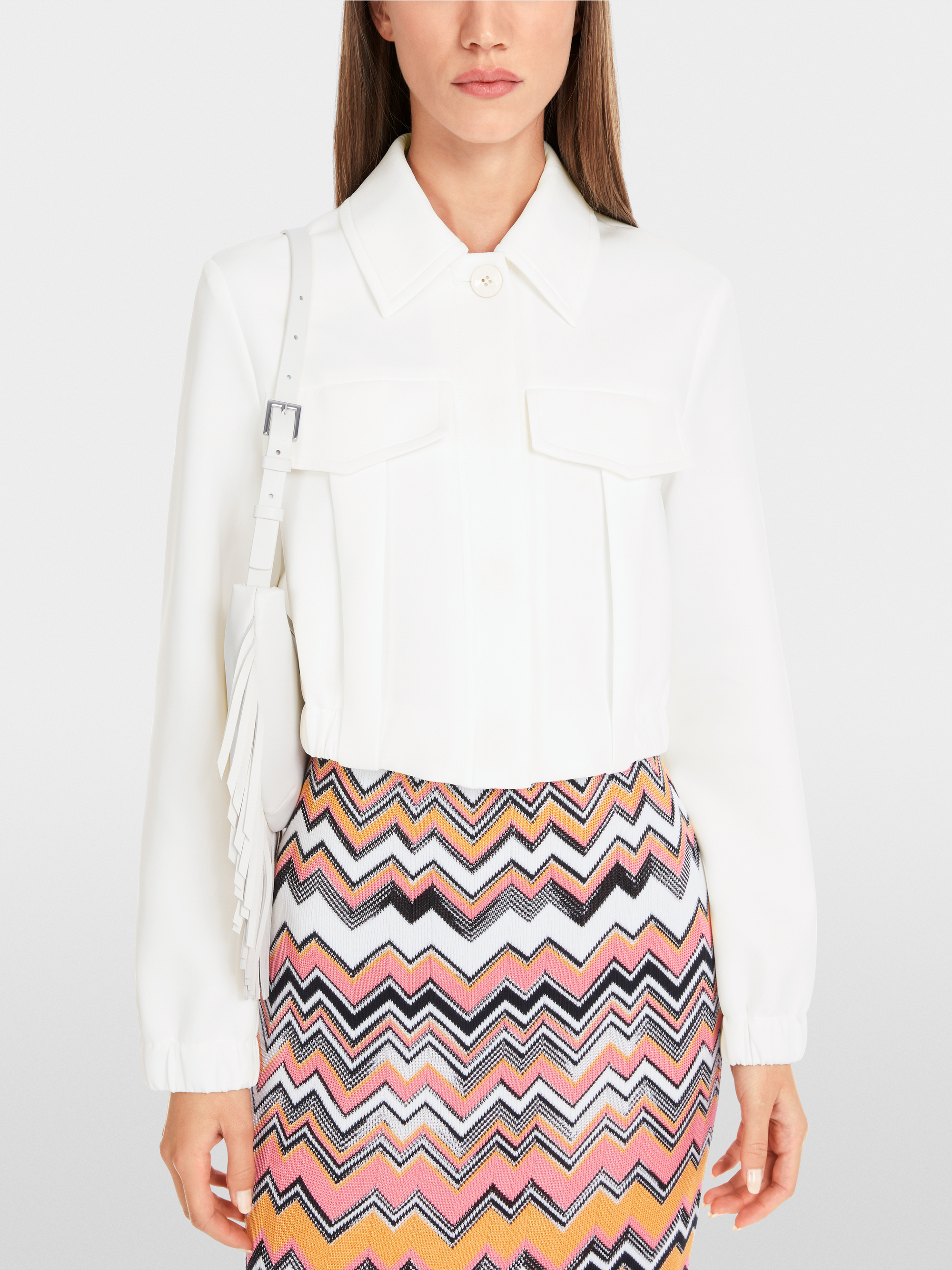 Marc-Cain Short Jacket in Scuba Jersey