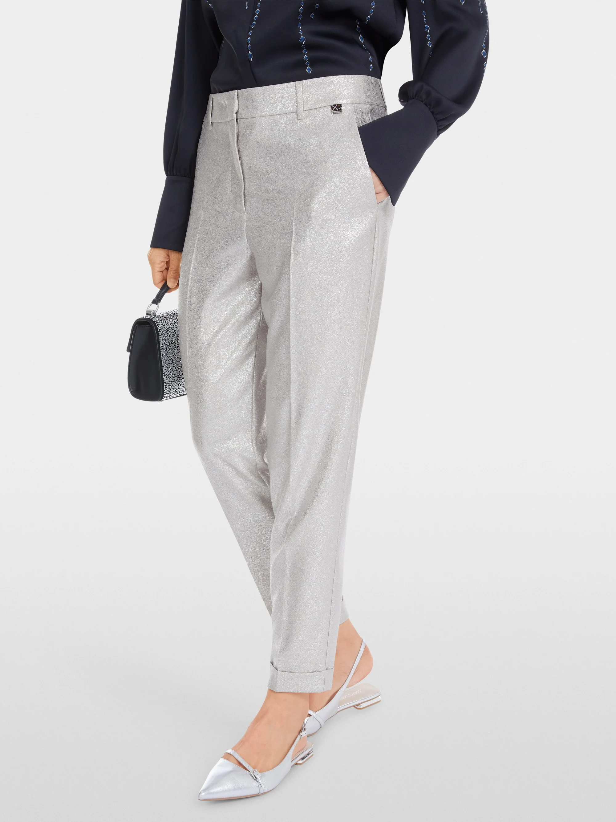 Marc-Cain FRANCA elegant shimmery trousers